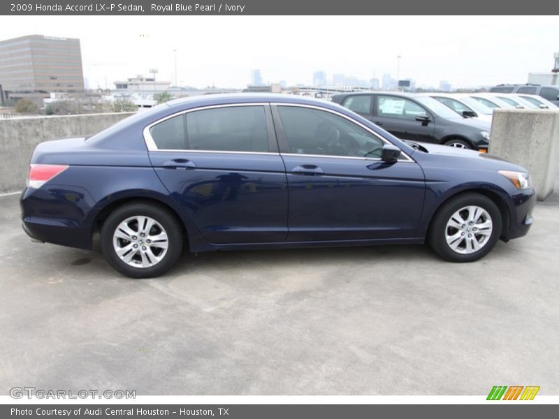 Royal Blue Pearl / Ivory 2009 Honda Accord LX-P Sedan
