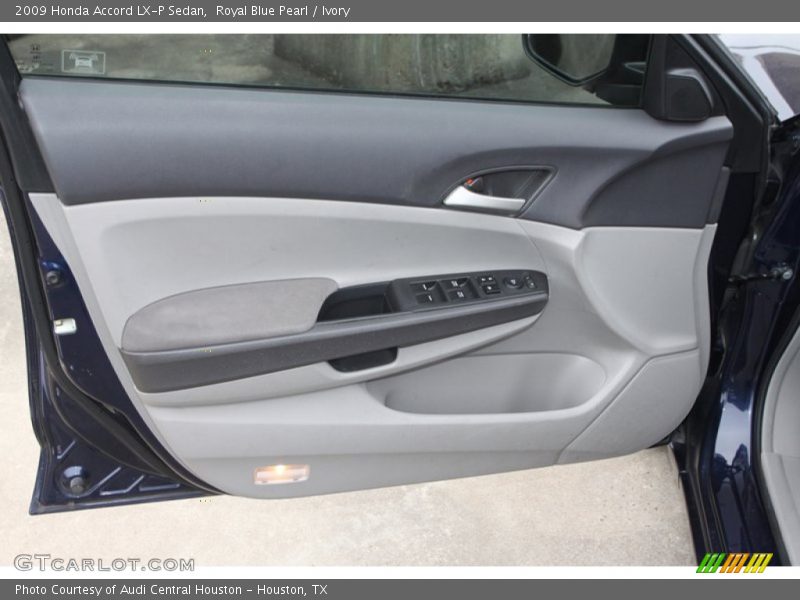 Royal Blue Pearl / Ivory 2009 Honda Accord LX-P Sedan