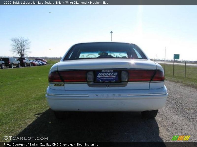Bright White Diamond / Medium Blue 1999 Buick LeSabre Limited Sedan