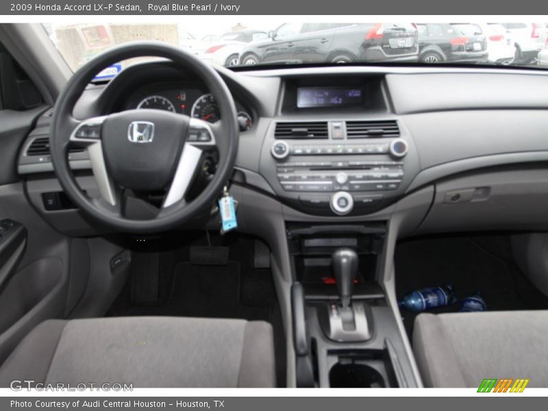 Royal Blue Pearl / Ivory 2009 Honda Accord LX-P Sedan