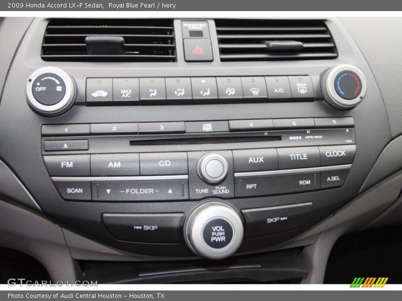 Royal Blue Pearl / Ivory 2009 Honda Accord LX-P Sedan
