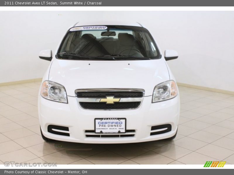Summit White / Charcoal 2011 Chevrolet Aveo LT Sedan