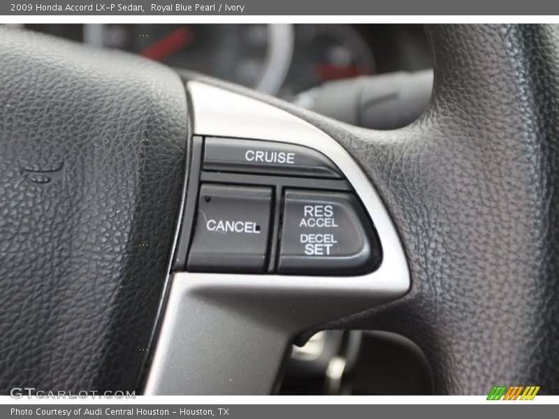 Royal Blue Pearl / Ivory 2009 Honda Accord LX-P Sedan