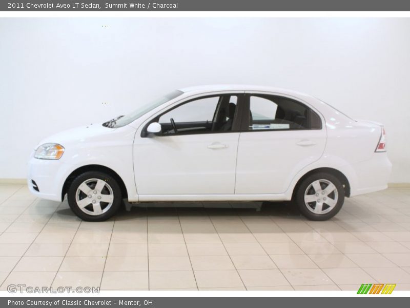 Summit White / Charcoal 2011 Chevrolet Aveo LT Sedan