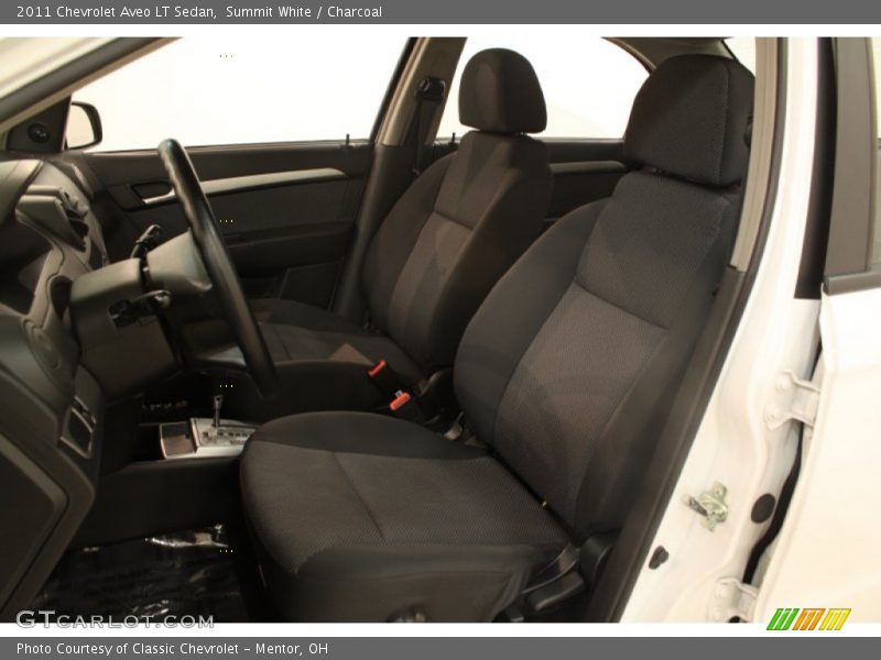 Summit White / Charcoal 2011 Chevrolet Aveo LT Sedan