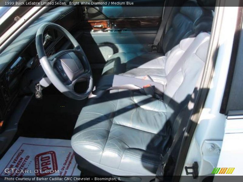 Bright White Diamond / Medium Blue 1999 Buick LeSabre Limited Sedan