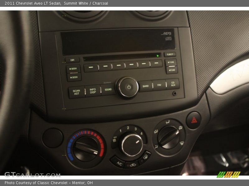 Summit White / Charcoal 2011 Chevrolet Aveo LT Sedan