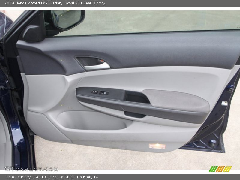Royal Blue Pearl / Ivory 2009 Honda Accord LX-P Sedan