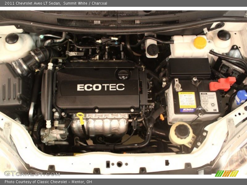 Summit White / Charcoal 2011 Chevrolet Aveo LT Sedan