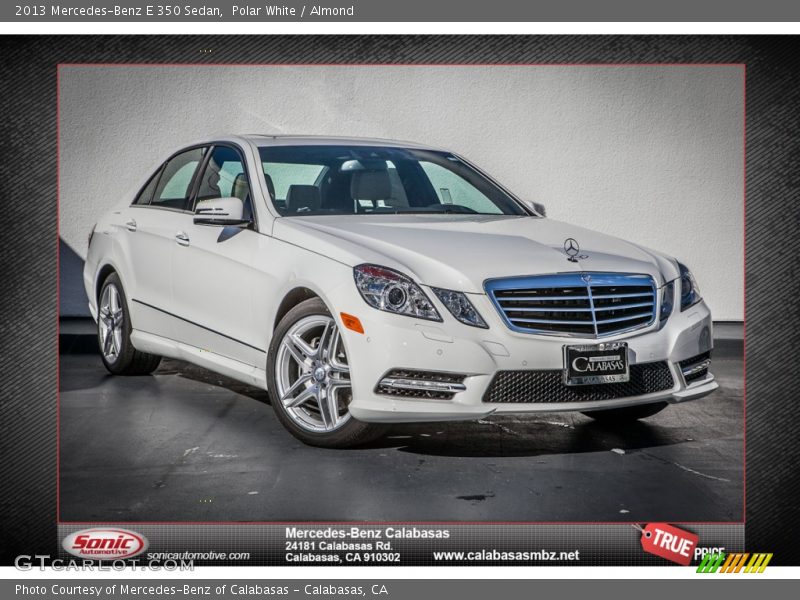 Polar White / Almond 2013 Mercedes-Benz E 350 Sedan