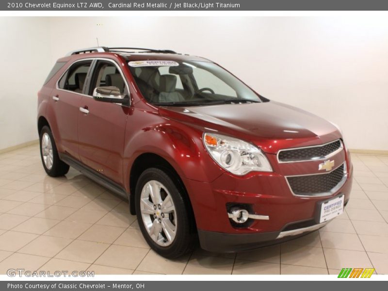 Cardinal Red Metallic / Jet Black/Light Titanium 2010 Chevrolet Equinox LTZ AWD