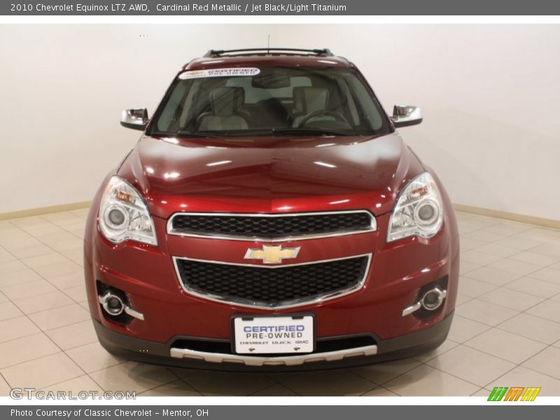 Cardinal Red Metallic / Jet Black/Light Titanium 2010 Chevrolet Equinox LTZ AWD