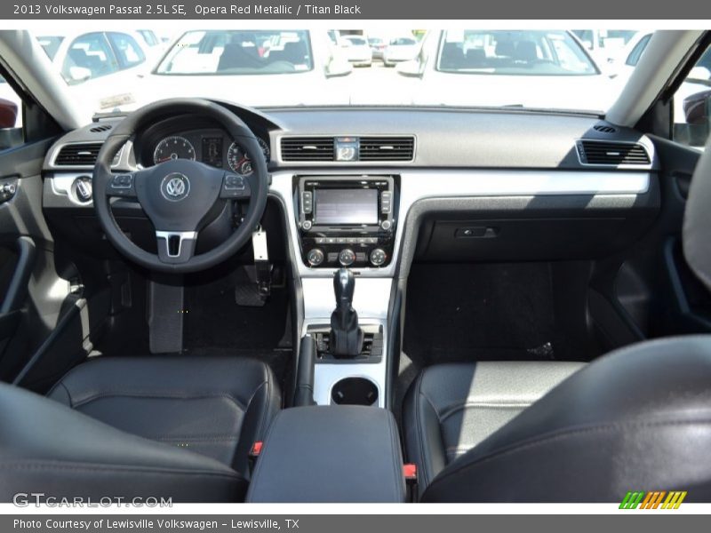 Opera Red Metallic / Titan Black 2013 Volkswagen Passat 2.5L SE