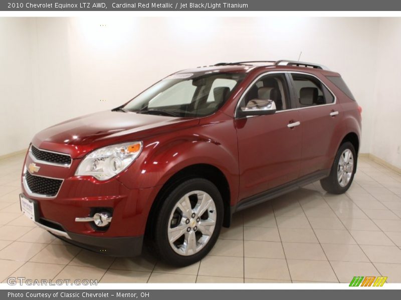 Cardinal Red Metallic / Jet Black/Light Titanium 2010 Chevrolet Equinox LTZ AWD