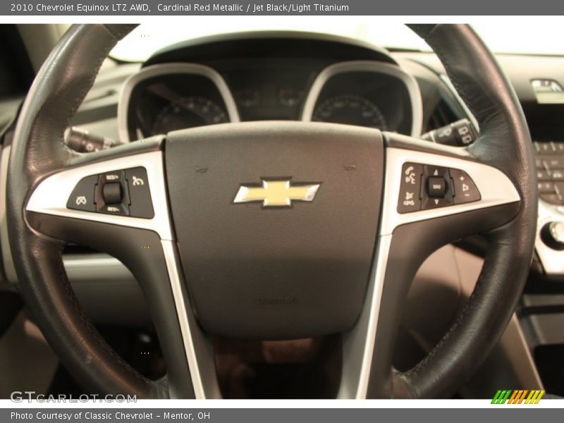 Cardinal Red Metallic / Jet Black/Light Titanium 2010 Chevrolet Equinox LTZ AWD