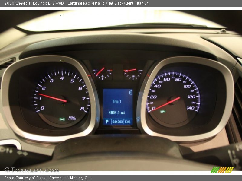 Cardinal Red Metallic / Jet Black/Light Titanium 2010 Chevrolet Equinox LTZ AWD