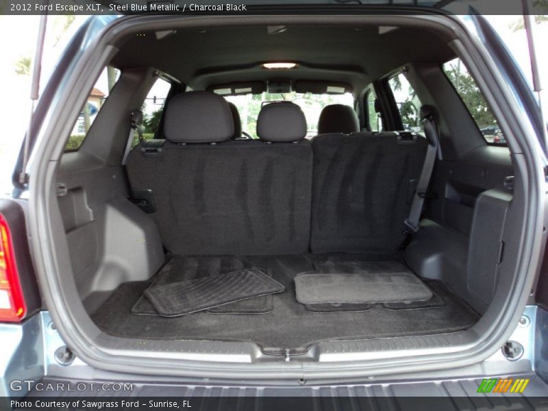 Steel Blue Metallic / Charcoal Black 2012 Ford Escape XLT