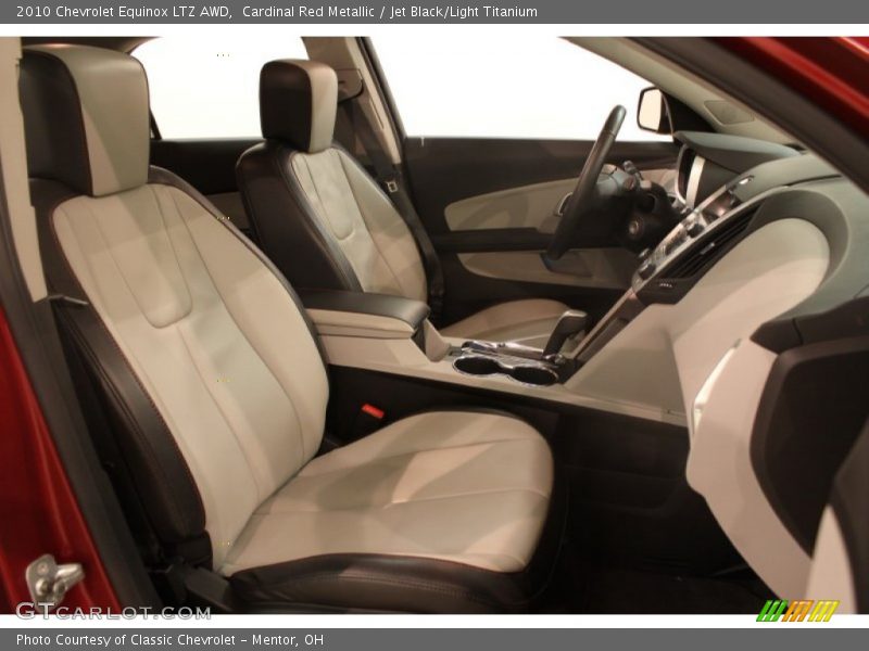 Cardinal Red Metallic / Jet Black/Light Titanium 2010 Chevrolet Equinox LTZ AWD