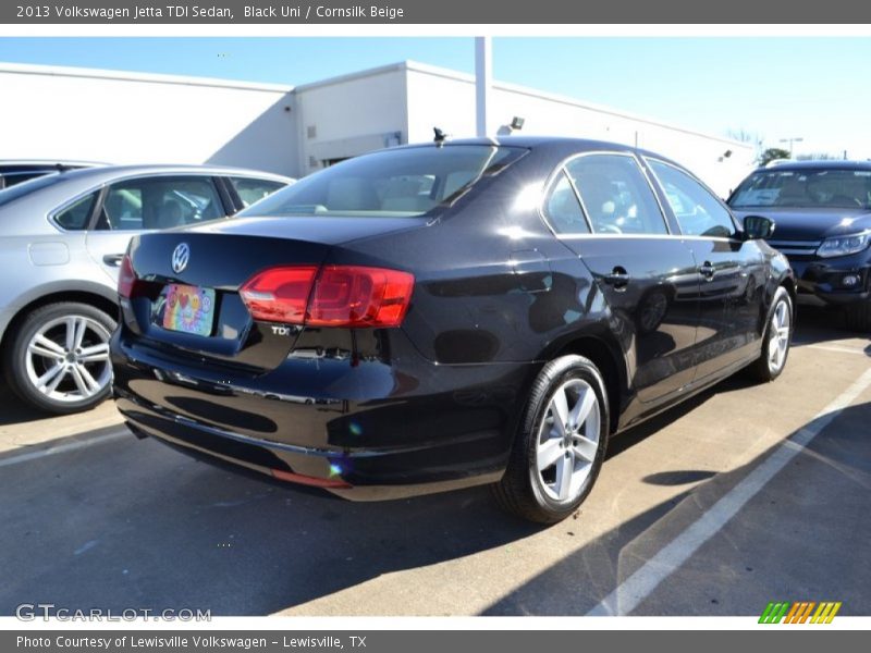Black Uni / Cornsilk Beige 2013 Volkswagen Jetta TDI Sedan