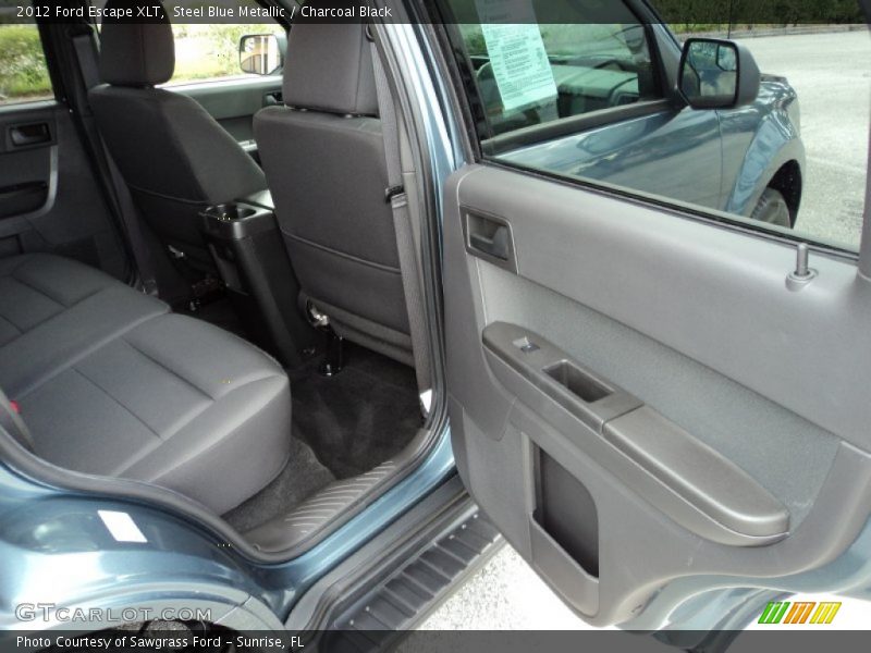 Steel Blue Metallic / Charcoal Black 2012 Ford Escape XLT