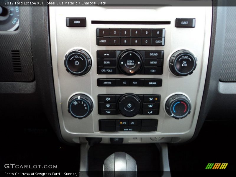 Steel Blue Metallic / Charcoal Black 2012 Ford Escape XLT