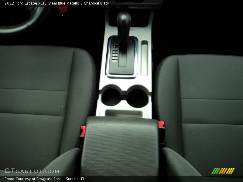 Steel Blue Metallic / Charcoal Black 2012 Ford Escape XLT