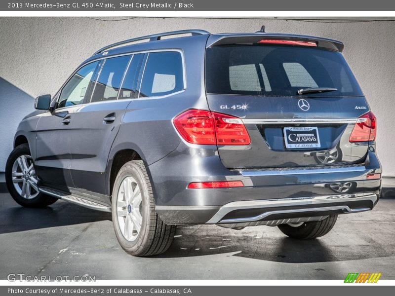 Steel Grey Metallic / Black 2013 Mercedes-Benz GL 450 4Matic