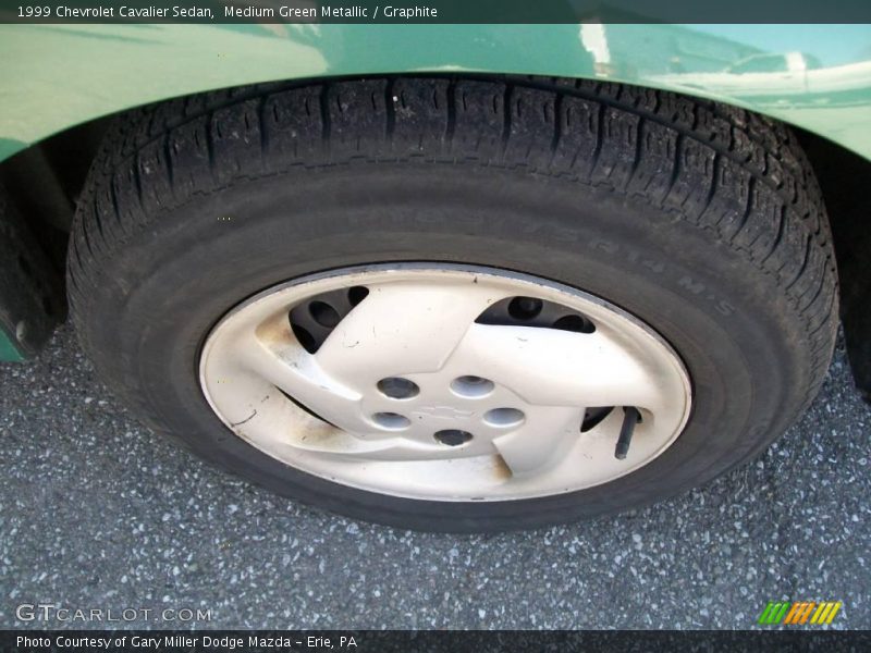 Medium Green Metallic / Graphite 1999 Chevrolet Cavalier Sedan
