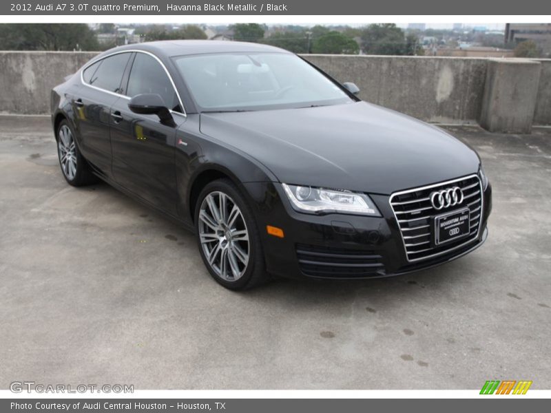 Havanna Black Metallic / Black 2012 Audi A7 3.0T quattro Premium