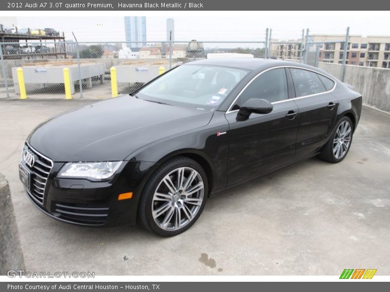 Havanna Black Metallic / Black 2012 Audi A7 3.0T quattro Premium
