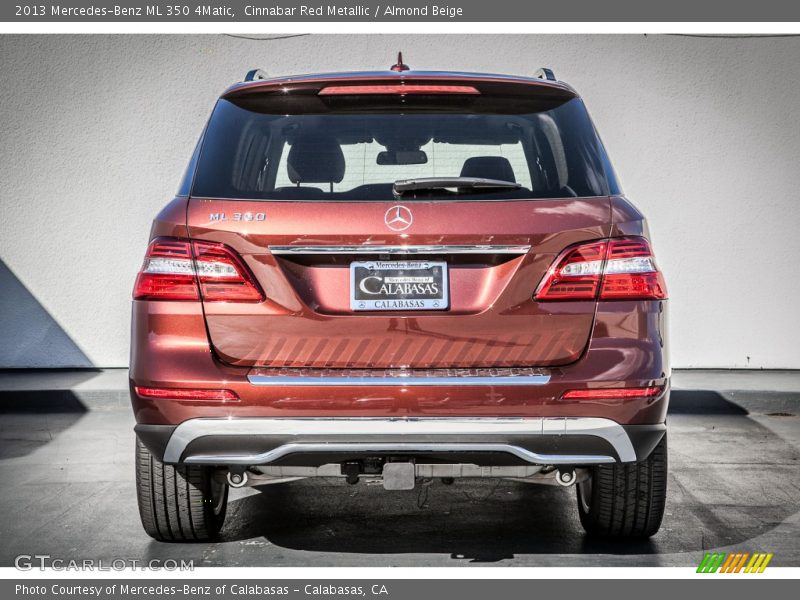 Cinnabar Red Metallic / Almond Beige 2013 Mercedes-Benz ML 350 4Matic