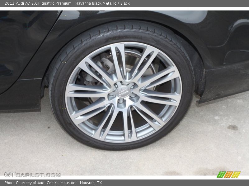 Havanna Black Metallic / Black 2012 Audi A7 3.0T quattro Premium