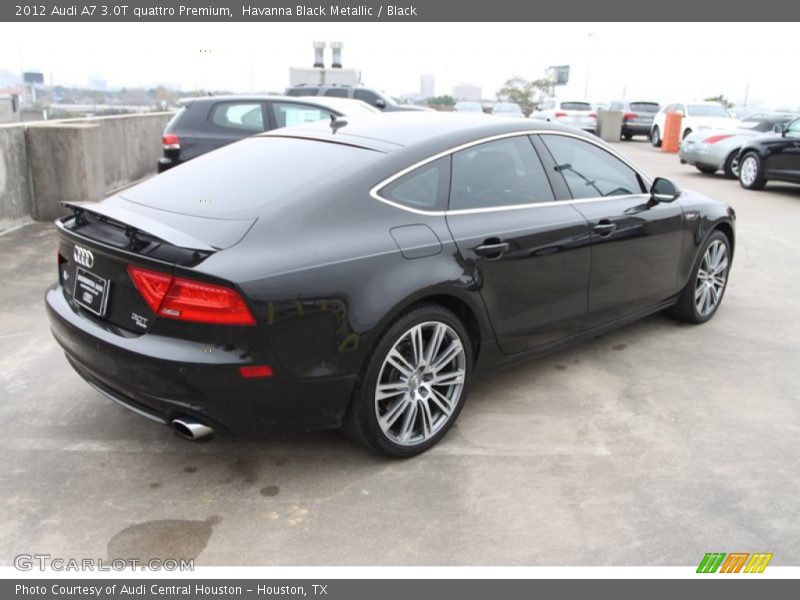 Havanna Black Metallic / Black 2012 Audi A7 3.0T quattro Premium