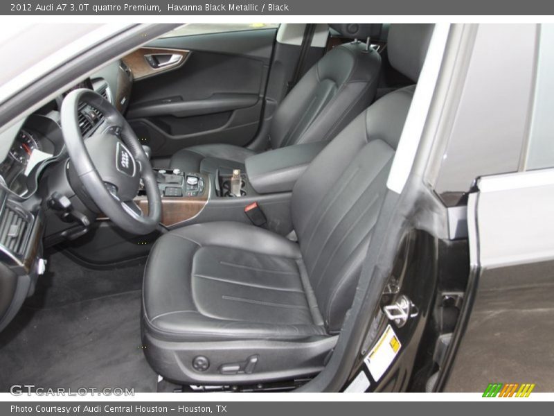 Havanna Black Metallic / Black 2012 Audi A7 3.0T quattro Premium