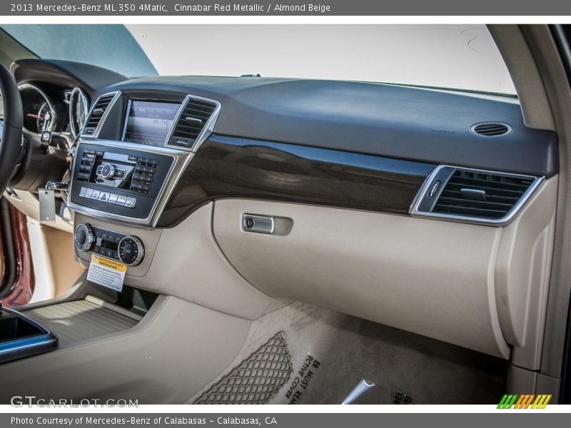 Cinnabar Red Metallic / Almond Beige 2013 Mercedes-Benz ML 350 4Matic