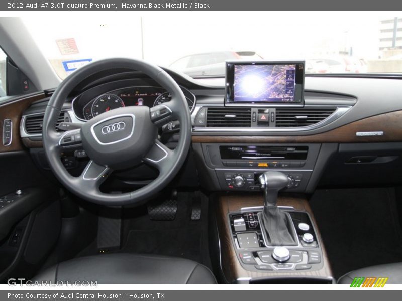 Havanna Black Metallic / Black 2012 Audi A7 3.0T quattro Premium