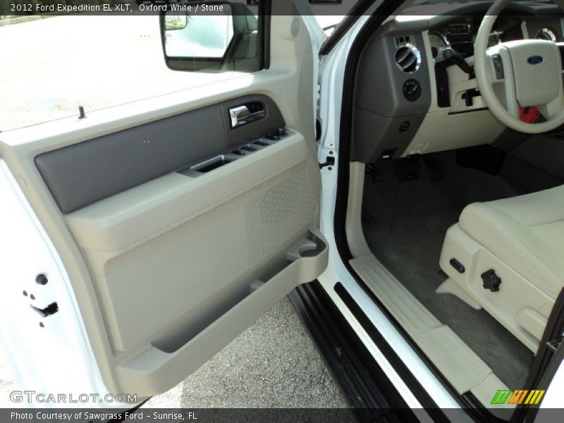 Oxford White / Stone 2012 Ford Expedition EL XLT