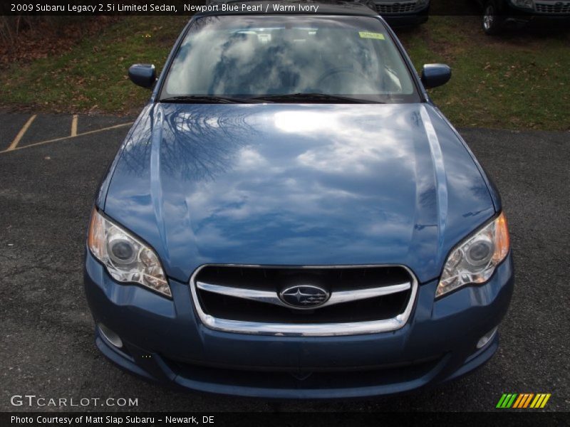 Newport Blue Pearl / Warm Ivory 2009 Subaru Legacy 2.5i Limited Sedan