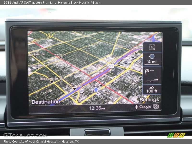 Havanna Black Metallic / Black 2012 Audi A7 3.0T quattro Premium