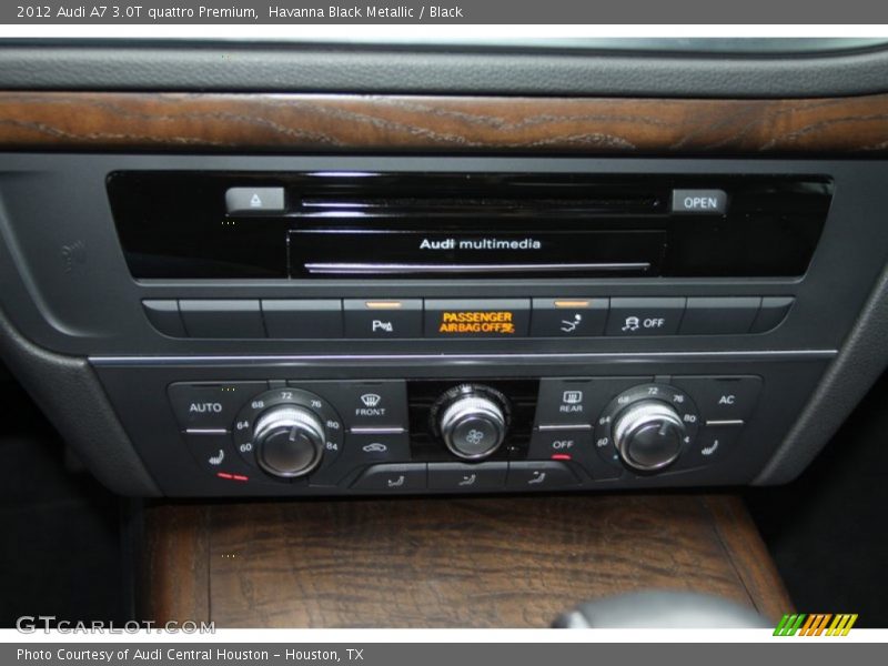 Havanna Black Metallic / Black 2012 Audi A7 3.0T quattro Premium