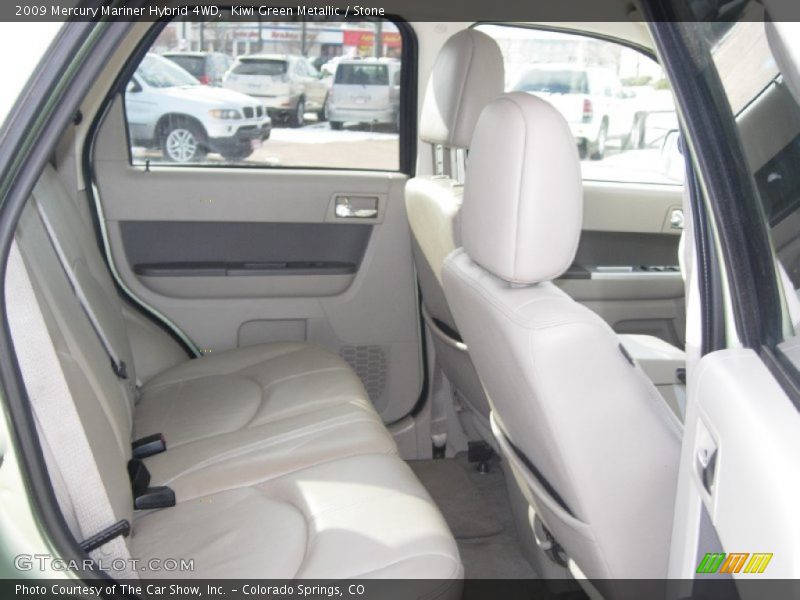 Kiwi Green Metallic / Stone 2009 Mercury Mariner Hybrid 4WD
