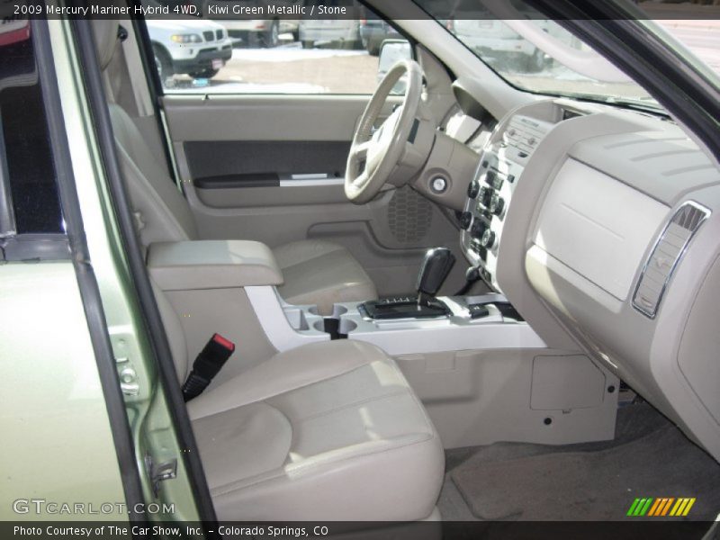 Kiwi Green Metallic / Stone 2009 Mercury Mariner Hybrid 4WD