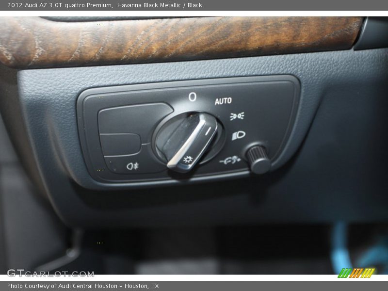 Havanna Black Metallic / Black 2012 Audi A7 3.0T quattro Premium