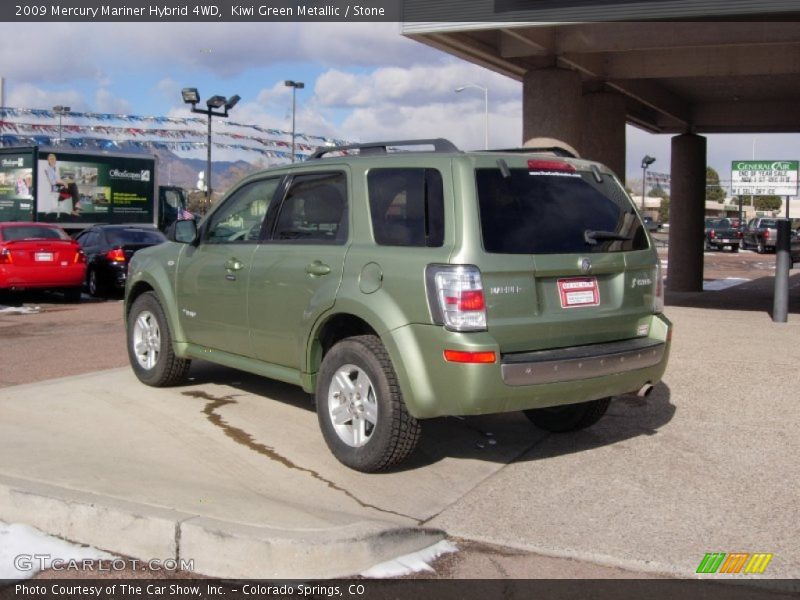 Kiwi Green Metallic / Stone 2009 Mercury Mariner Hybrid 4WD