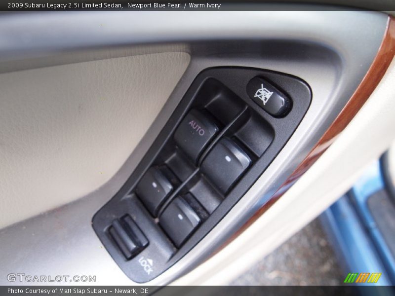 Newport Blue Pearl / Warm Ivory 2009 Subaru Legacy 2.5i Limited Sedan