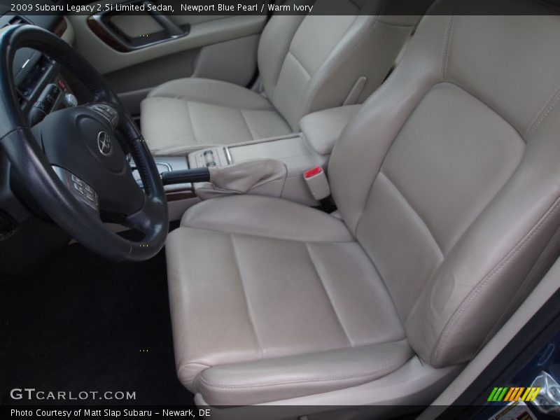 Newport Blue Pearl / Warm Ivory 2009 Subaru Legacy 2.5i Limited Sedan