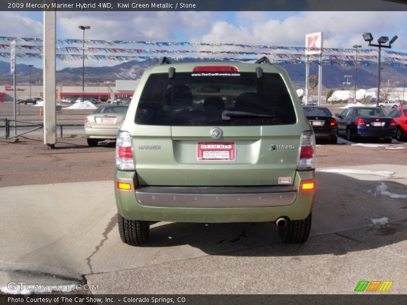 Kiwi Green Metallic / Stone 2009 Mercury Mariner Hybrid 4WD