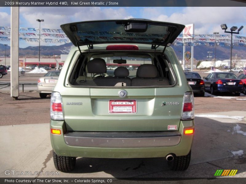 Kiwi Green Metallic / Stone 2009 Mercury Mariner Hybrid 4WD