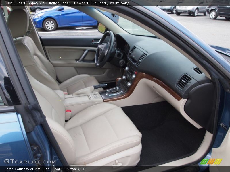 Newport Blue Pearl / Warm Ivory 2009 Subaru Legacy 2.5i Limited Sedan