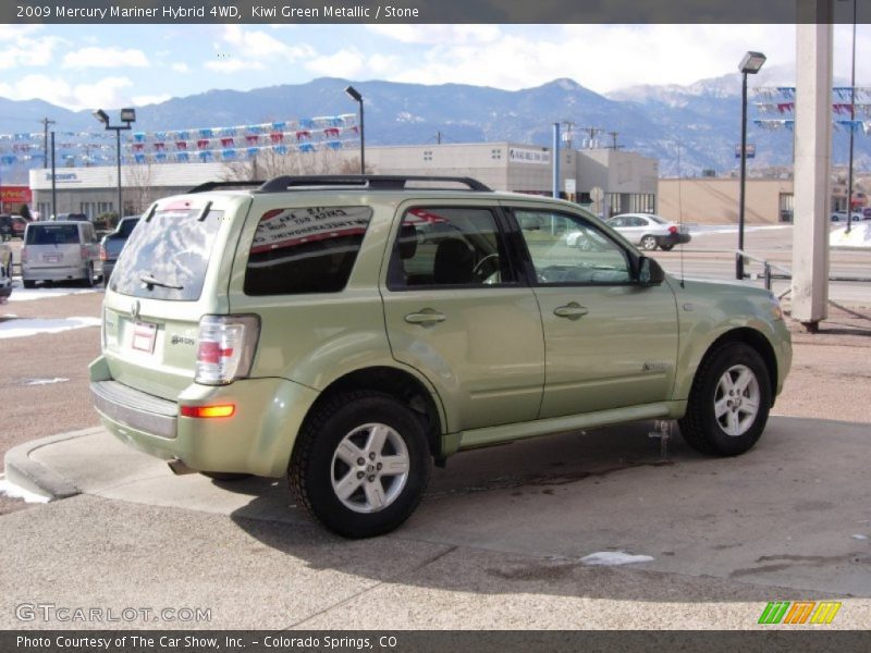 Kiwi Green Metallic / Stone 2009 Mercury Mariner Hybrid 4WD